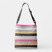 Patchwork Tegels: Veelzijdig naadloos ontwerp. Crossbody Tas (Achterkant)