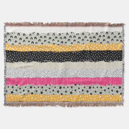 Patchwork Tegels: Veelzijdig naadloos ontwerp. Deken (Voorkant)