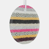 Patchwork Tegels: Veelzijdig naadloos ontwerp. Glas Ornament (Voorkant Rechts)