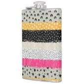 Patchwork Tegels: Veelzijdig naadloos ontwerp. Heupfles (Links)