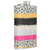 Patchwork Tegels: Veelzijdig naadloos ontwerp. Heupfles (Rechts)