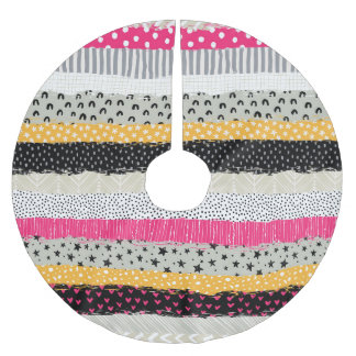 Patchwork Tegels: Veelzijdig naadloos ontwerp. Kerstboom Rok