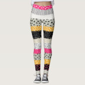 Patchwork Tegels: Veelzijdig naadloos ontwerp. Leggings (Voorkant)