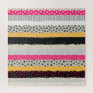 Patchwork Tegels: Veelzijdig naadloos ontwerp. Legpuzzel