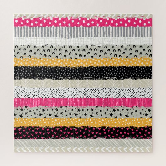 Patchwork Tegels: Veelzijdig naadloos ontwerp. Legpuzzel (Verticaal)