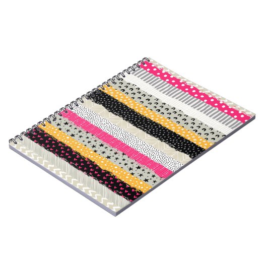 Patchwork Tegels: Veelzijdig naadloos ontwerp. Notitieboek (Linkerzijde)