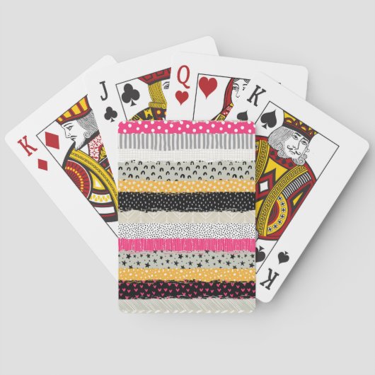Patchwork Tegels: Veelzijdig naadloos ontwerp. Pokerkaarten (Achterkant)