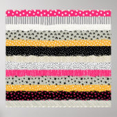 Patchwork Tegels: Veelzijdig naadloos ontwerp. Poster (Voorkant)