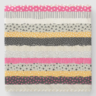 Patchwork Tegels: Veelzijdig naadloos ontwerp. Stenen Onderzetter