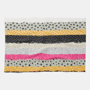 Patchwork Tegels: Veelzijdig naadloos ontwerp. Theedoek