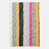 Patchwork Tegels: Veelzijdig naadloos ontwerp. Theedoek (Verticaal)