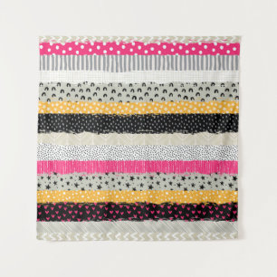 Patchwork Tegels: Veelzijdig naadloos ontwerp. Wandkleed