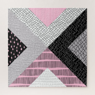 Patchwork tegels, vrij tekenpatroon. legpuzzel