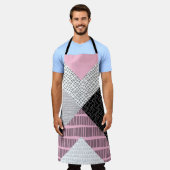 Patchwork tegels, vrij tekenpatroon. schort (Gedragen)