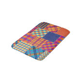 Patchwork textiel: naadloos  patroon. badmat (Gekanteld)