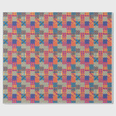Patchwork textiel: naadloos patroon. cadeaupapier (Vlak)