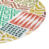 Patchwork texturen: Handgetekende dierenprint Snijplank (Hoek)