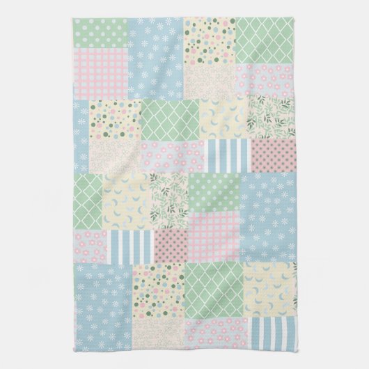 Patchwork Theedoek (Verticaal)