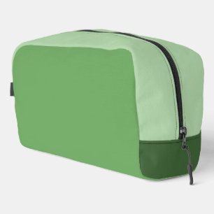 Patchwork tinten van groene reis toilettas toilettasje