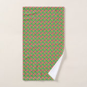 Patchwork Togo Vlag Patroon Bad Handdoek (Handdoek)