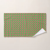 Patchwork Togo Vlag Patroon Bad Handdoek (Handdoek)