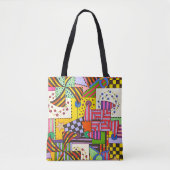 Patchwork Tote Bag (Voorkant)