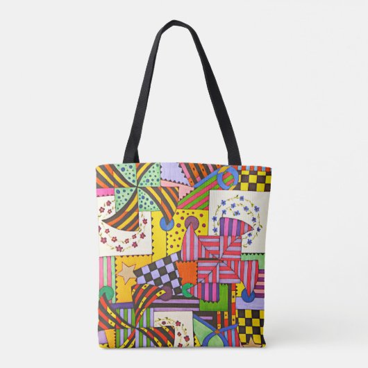 Patchwork Tote Bag (Achterkant)