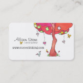 Patchwork Tree Professional Quilting Visitekaartje (Voorkant)