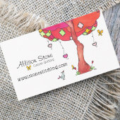 Patchwork Tree Professional Quilting Visitekaartje