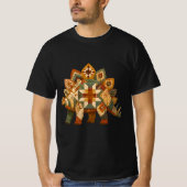 Patchwork Triceratops T-shirt (Voorkant)