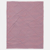 Patchwork Tsjechische vlag patroon Fleece Deken (Voorkant)