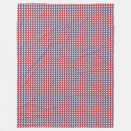 Patchwork Tsjechische vlag patroon Fleece Deken