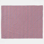 Patchwork Tsjechische vlag patroon Fleece Deken (Voorkant (Horizontaal))