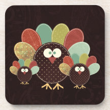 Patchwork Turkije Familie van drie Thanksgivingen