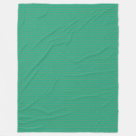 Patchwork Turkmenistan Vlag Patroon Fleece Deken