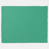 Patchwork Turkmenistan Vlag Patroon Fleece Deken (Voorkant (Horizontaal))