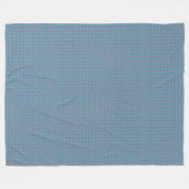 Patchwork Tuvalu Flag Pattern Fleece Deken (Voorkant (Horizontaal))