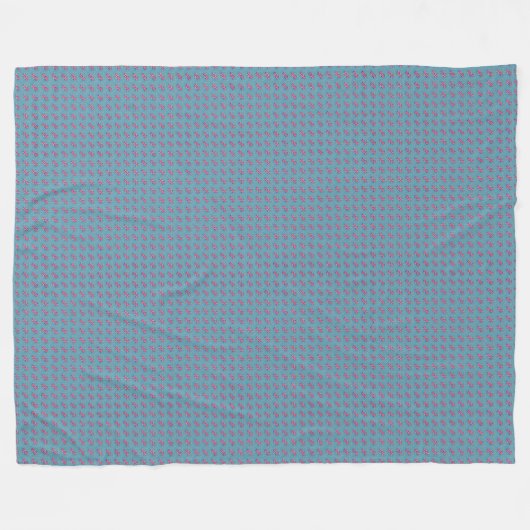 Patchwork Tuvalu Flag Pattern Fleece Deken (Voorkant (Horizontaal))
