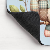 Patchwork Uil in Fantasievol Bos Muismat (Hoek)