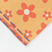 Patchwork Uil Naadloos Patroon Fleece Deken (Hoek)