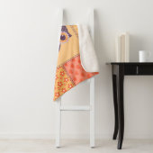 Patchwork Uil Naadloos Patroon Sherpa Deken (In situ)