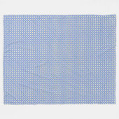 Patchwork Uruguay Vlag Patroon Fleece Deken (Voorkant (Horizontaal))