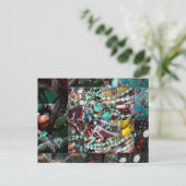Patchwork van cadeaubereik voor kralen briefkaart (Staand voorkant)