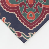 patchwork van cashmere paisleyzijde abstract vi fleece deken (Hoek)