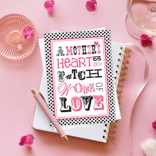 Patchwork van de liefde Moederdag Kaart