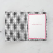 Patchwork van de liefde Moederdag Kaart (Binnen)