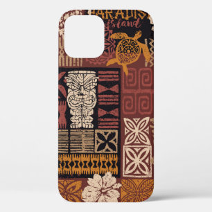 Patchwork van Hawaiiaanse stijl tribale motieven Case-Mate iPhone Case