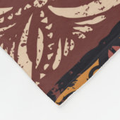 Patchwork van Hawaiiaanse stijl tribale motieven Fleece Deken (Hoek)