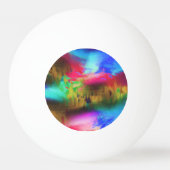 Patchwork van kleuren pingpongbal (Voorkant)