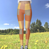 Patchwork van patronen 1 Leggings